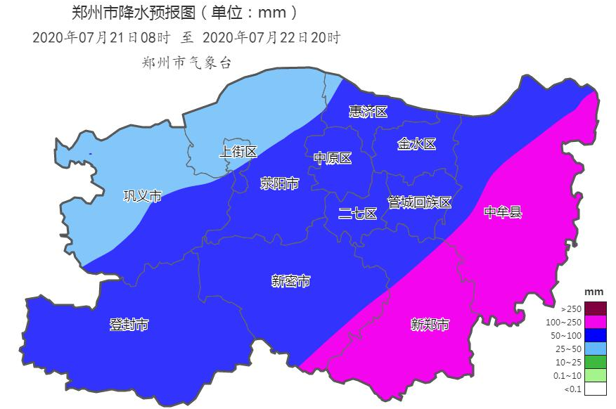 明后两天郑州可能迎来今夏最强降水