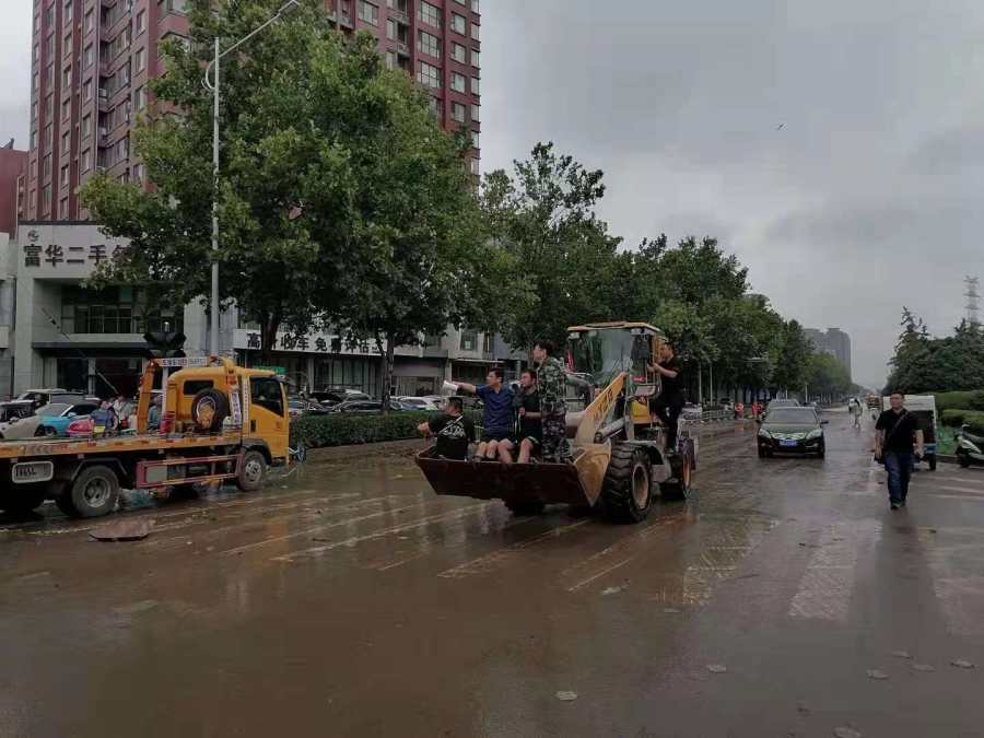 抗击汛情 丰庆基干民兵勇冲在前