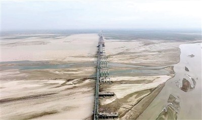 安罗高速黄河特大桥取得关键性进展