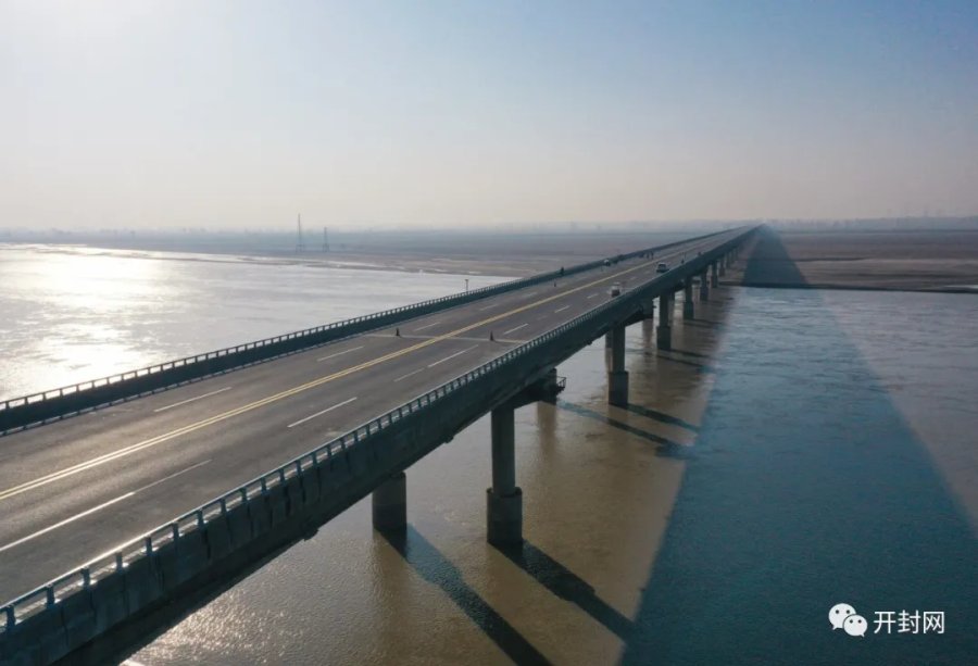 开封黄河公路大桥通车