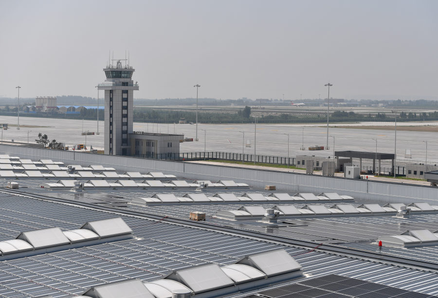 郑州机场三期扩建工程北货运区及飞行区配套工程竣工