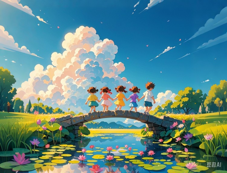 治愈插画——夏末