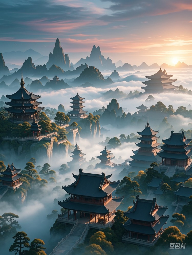 中国古建筑，承载着千年的历史与文化